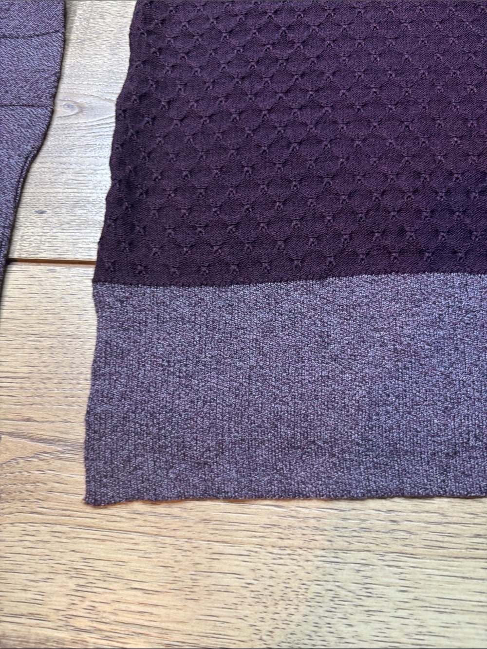 Women’s Smartwool Shadow Pine Textured Hoodie in Plum Size Medium - Picture 6 of 8
